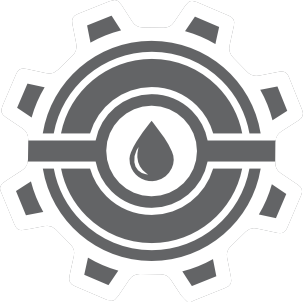 Support icon for NUtec Digital Ink's support page, gear symbol representing technical assistance for digital printing ink products