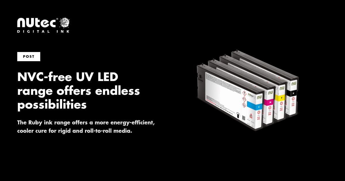 Nvc Digital NVC-free UV LED Inks for Endless Media Possibilities